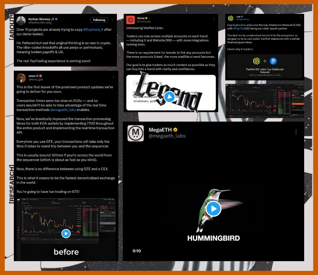 You can only copy us, you have no vibe or tech - <a href="/NathanWorsley_/">Nathan Worsley ✨</a> throwing jabs at copycat pjs with no original ideas.

<a href="/Euphoria_fi/">Euphoria</a> is the real tap trading experience, and the sad reality is that every new ideas is now copied or integrated by bad builders with poor ux 

And the