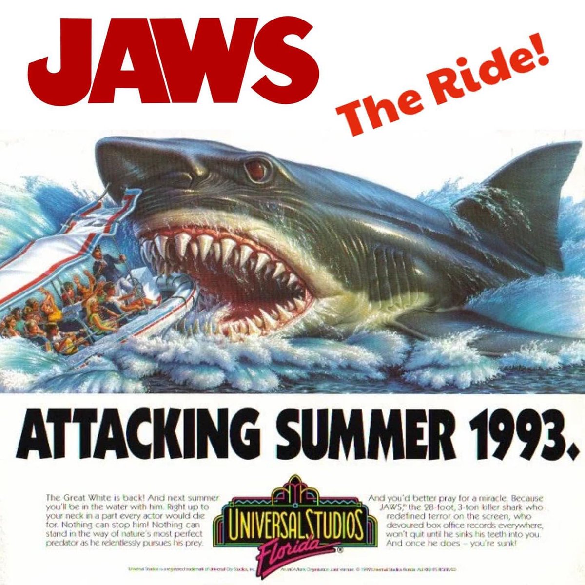 DaveBuzan's tweet image. Fun trade ad seeking actors to play the skipper aboard the Amity Boat Tour for the revamped ride.
I wish I could have gone on this one!