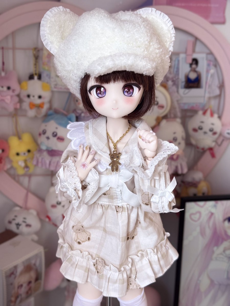hhoneymelon's tweet image. 遅くなりましたが3月イドルでお迎えしたくまちゃんコーデです🧸🫶🏻💗 ̖́-
好きなところは腕のリボン🎀( ᵒ̴̶̷̤◦ᵒ̴̶̷̤ )
#ねねっ子
#babywhip_doll
#amatsuki_works