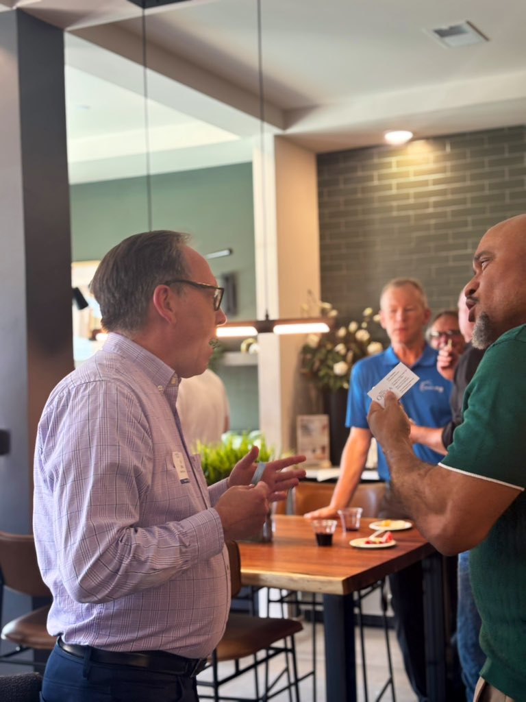 raleighchamber's tweet image. Networking is in full swing at #RaleighBAH!
Local leaders, fresh connections, and a great host at Accent Brier Creek.