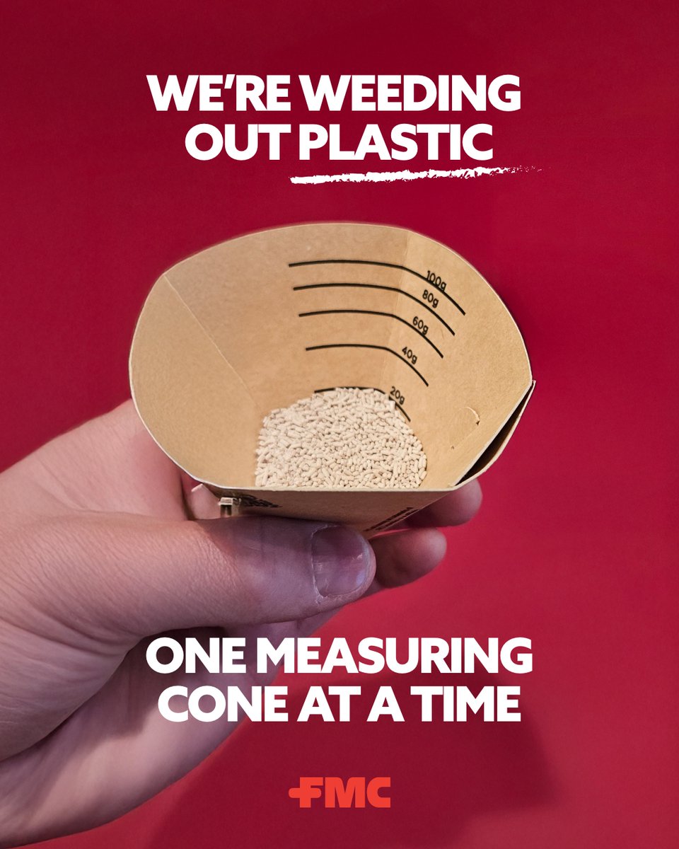 Small changes can make a big impact, and FMC is proud to lead the way toward a more sustainable future.

With support from our NZ sales team, customers, and Pro-Measures, we’ve introduced biodegradable, 100% recyclable cardboard measuring cylinders across our SU granule herbicide