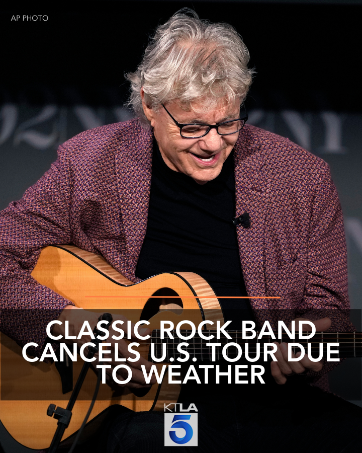KTLA's tweet image. Steve Miller is canceling his U.S. tour due to citing that the weather is too dangerous for his band: ktla.com/entertainment/…