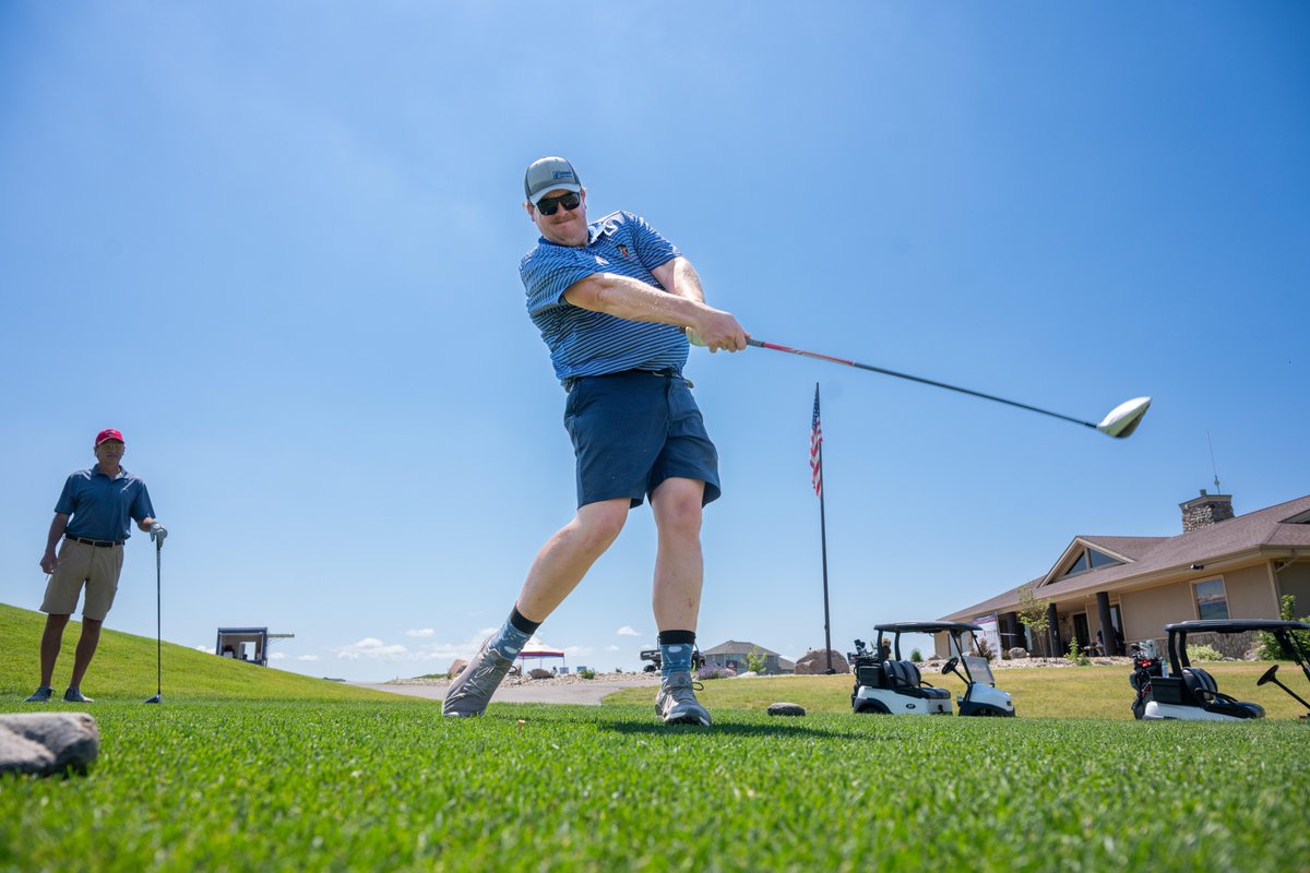 umary's tweet image. It was a beautiful day for the Marauders Golf Tournament! ☀️⛳
This 2-day golf scramble is an Armada Flagship event with all proceeds supporting University of Mary Marauders Athletics and advancing student-athlete scholarships. ⚓
#LifeatMary #FortheShip