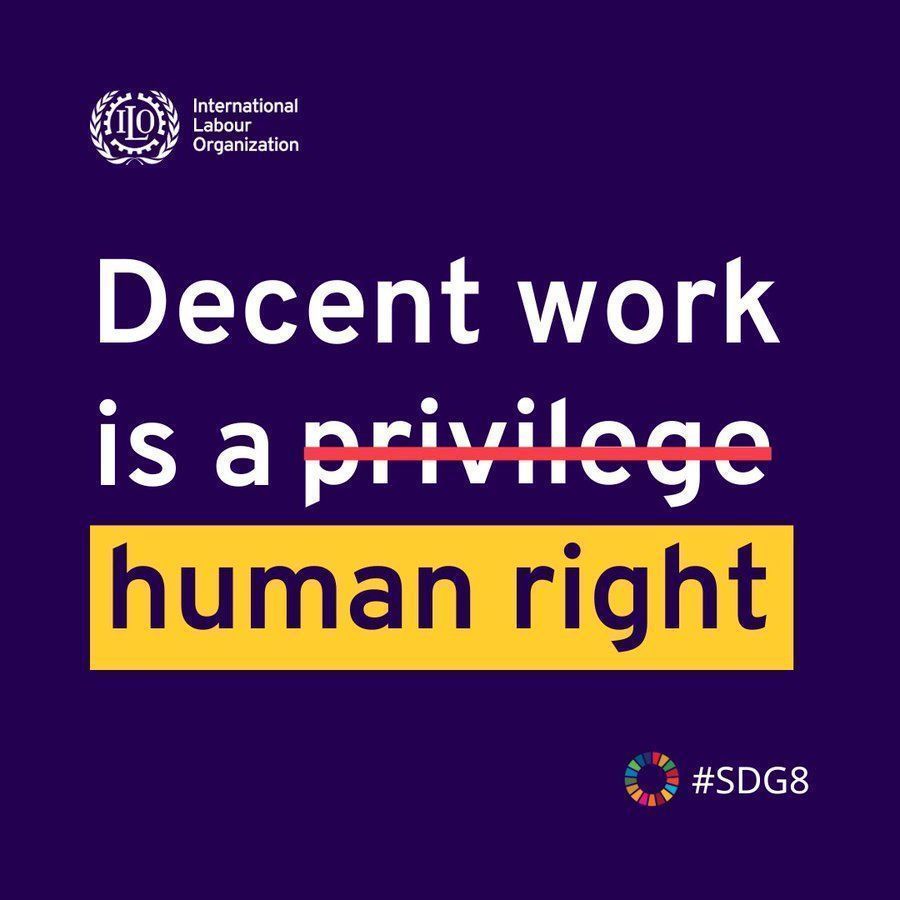 UNGeneva's tweet image. Decent Work is a human right.
Learn how @ilo has championed social justice and decent work for all for more than 100 years👉 buff.ly/MEFtOwE