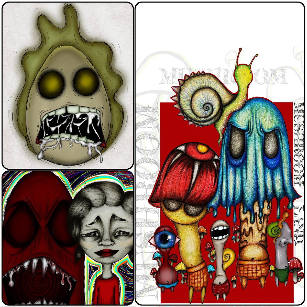 Skullecho91_nft's tweet image. Hi everyone 👋🏼😎 Happy #TEZOSTUESDAY
They are all my UNSOLD Arts on @objktcom , each with its own unique and different story 😏
...
🍄 Mushroom Land
🍄 5/5
🍄 4.33 #xtz
...
🥚 Stinky Egg
🥚 1/1
🥚 10 xtz
...
👹 Unnamed Feeling...
👹1/1
👹 7 xtz
..
#fantasynft