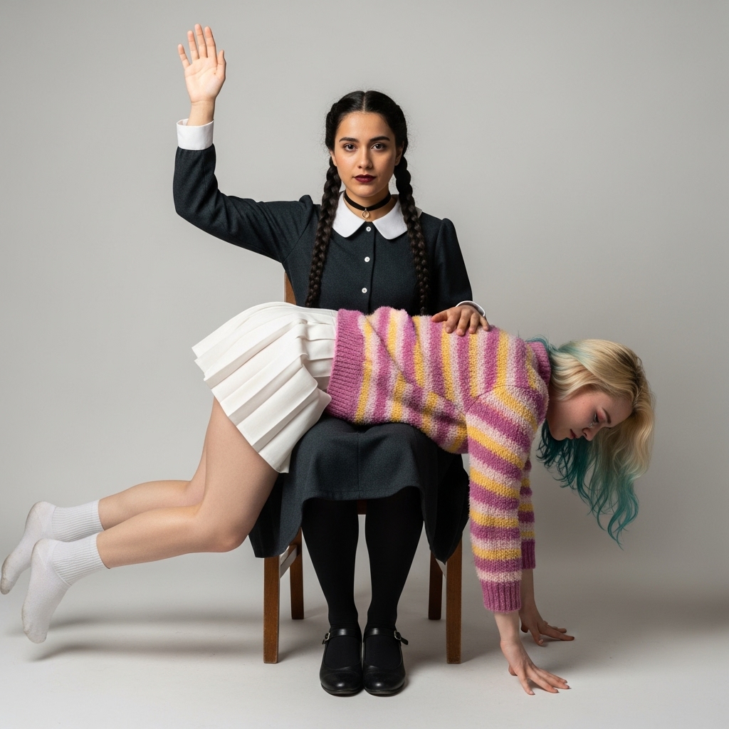 gesperax's tweet photo. #werewolf #Wednesday_Addams #Enid_Sinclair #spanking https://t.co/XHBXK5qpC9