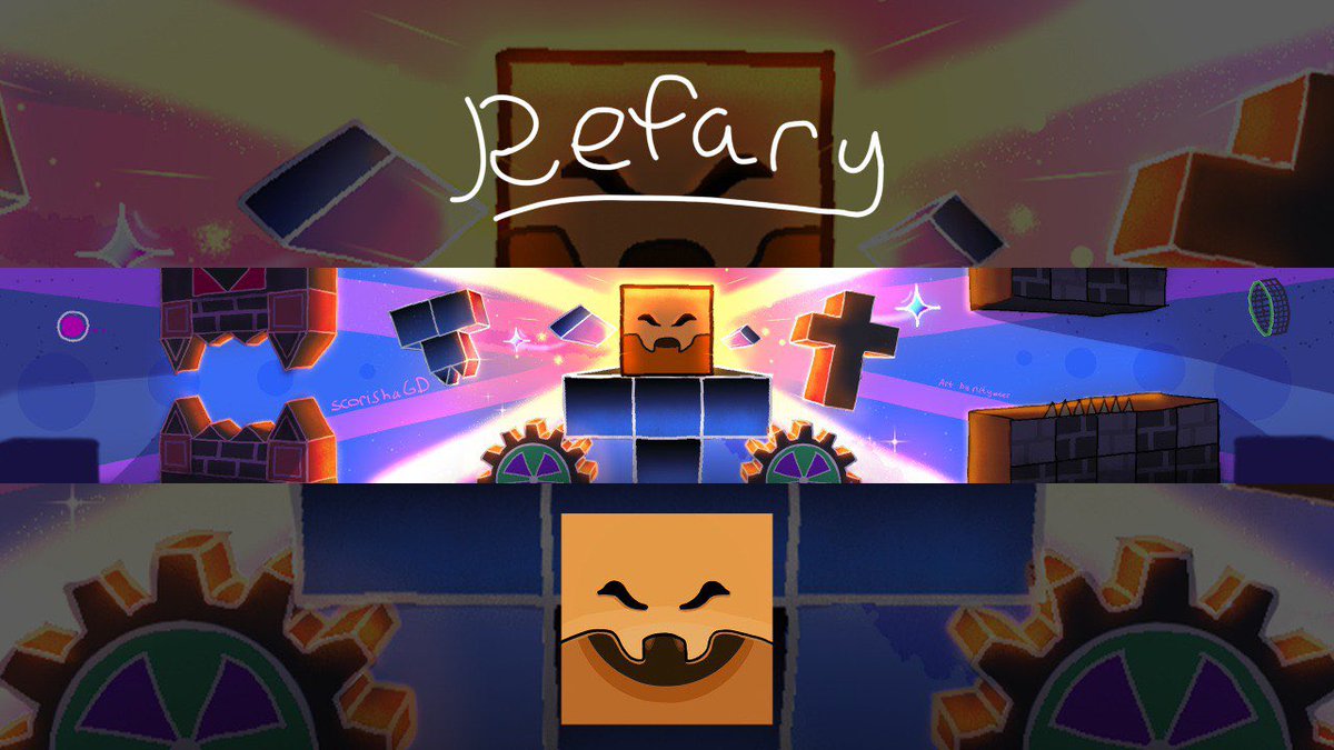 nityeterdes's tweet image. yeah… I forgot about you guys, sorry :(

So here is my second artwork🎨
It’s the full revamp for “ScorishaGD” , he reached 1k subscribers on YouTube recently, so comment something good for him! ❤️

Offer artworks or any GD stuff in DM!

(reposts please!)