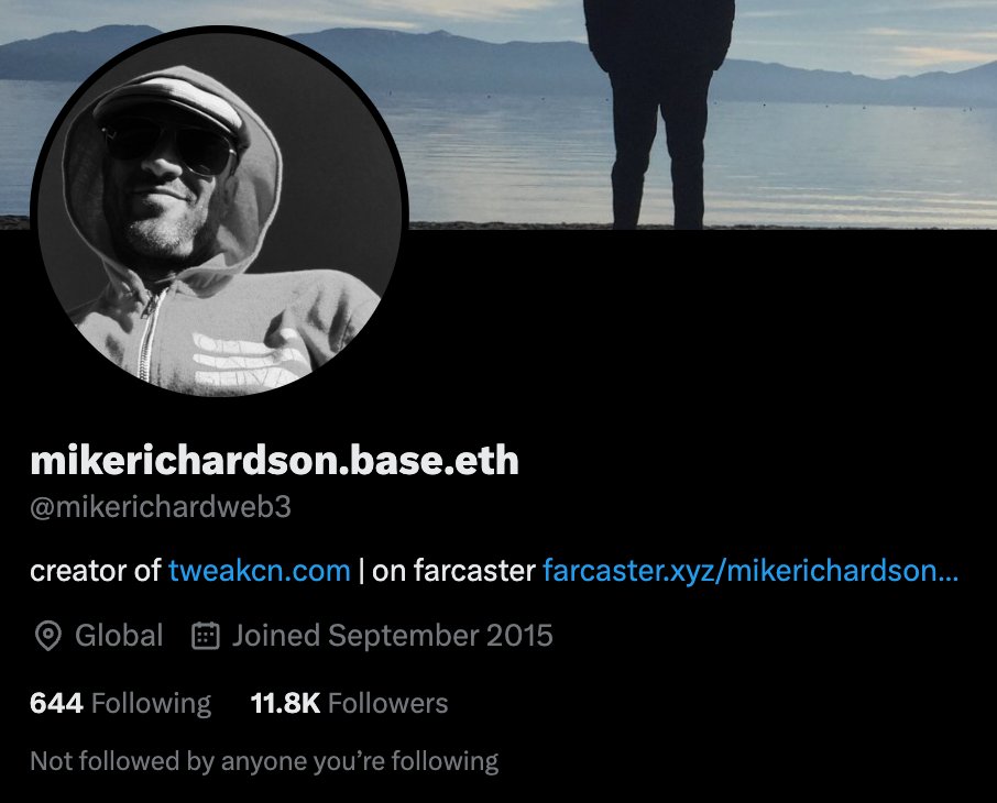iamsahaj_xyz's tweet image. You did not create tweakcn @mikerichardweb3.
remove this from your bio.
looks like this is part of some weird crypto scam.