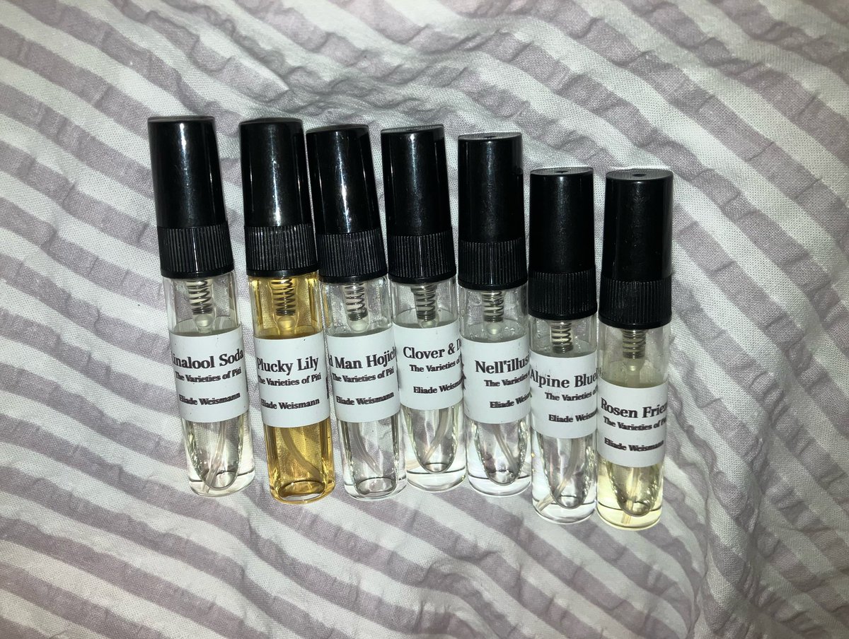 louisvarge's tweet image. it's completely insane how much @eliadeweismann cooked with these smells
as "varieties of piti" they all have these positively-valenced yet irritating smells. very symbolic of piti + they bring up super potent images and memories for me
world class art in a rare medium