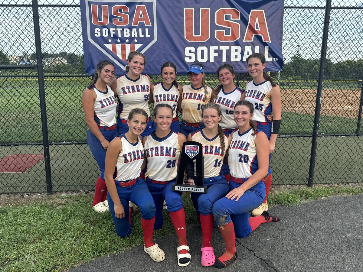 PA Xtreme 16U finishes a 37-9-1 spring season with an 8-2 record and fourth place finish at USA Eastern Nationals in Virginia this week.  Job well done ladies!