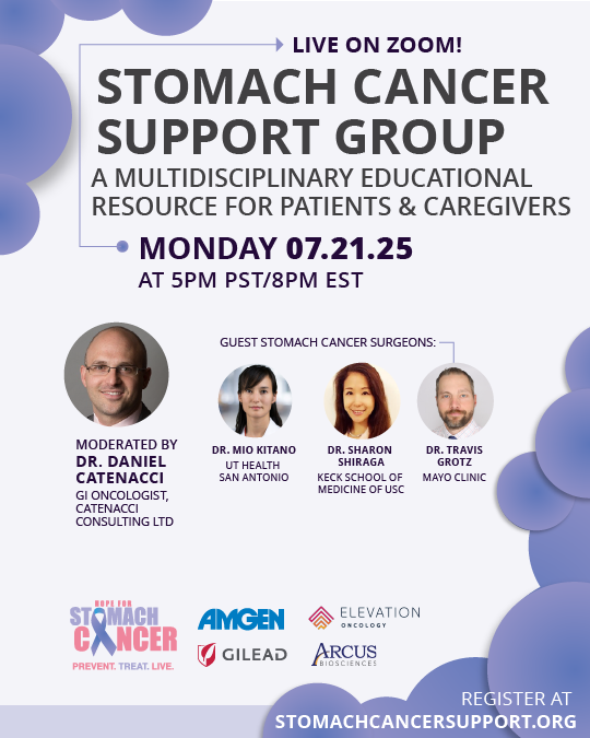 HopeForStomachCancer (@stocancer) on Twitter photo Our Stomach Cancer Support Group is tonight! Will you be joining? 
RSVP here if you haven't already done so: us06web.zoom.us/meeting/registā¦
This event is free to attend and open to both patients and caregivers. Our Stomach Cancer Support Group is tonight! Will you be joining? 
RSVP here if you haven't already done so: us06web.zoom.us/meeting/registā¦
This event is free to attend and open to both patients and caregivers.