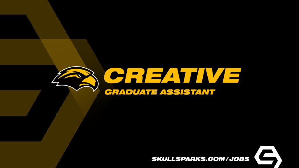SkullSparks's tweet image. New opportunity with @USMGoldenEagles
Creative Graduate Assistant
Hattiesburg, Mississippi
Email marybrewer@usm.edu for more info
Please submit a portfolio with resume
SkullSparks.com/jobs/