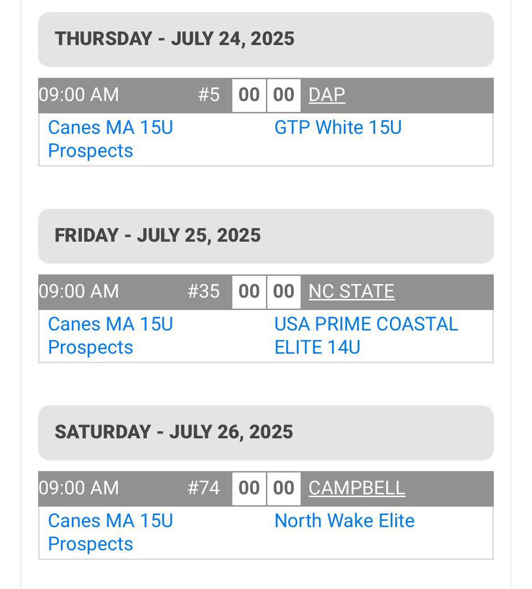 Looking forward to competing down in Raleigh later this week at the <a href="/DynamicBaseball/">Dynamic Baseball</a> World Championship. Our team schedule for the week…

<a href="/AscentTeams/">Ascent Athlete Teams</a> 
<a href="/AscentAthlete_/">Ascent Athlete</a> 
<a href="/CanesMid/">Canes Baseball Mid-Atlantic</a> 
<a href="/Balancehitting/">Coach Tracy Clark, Ed.D.</a>