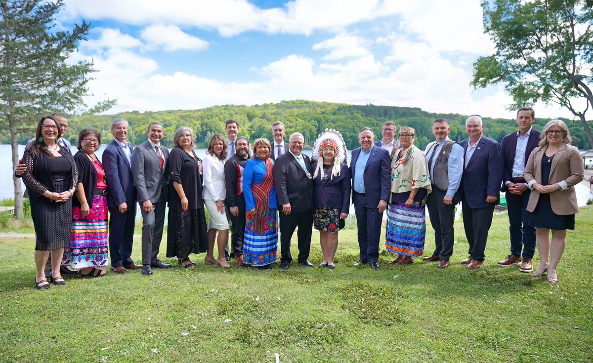 fordnation's tweet image. I was honoured to meet with national Indigenous leaders today for a positive and productive conversation about building a more resilient and self-reliant Canada together.