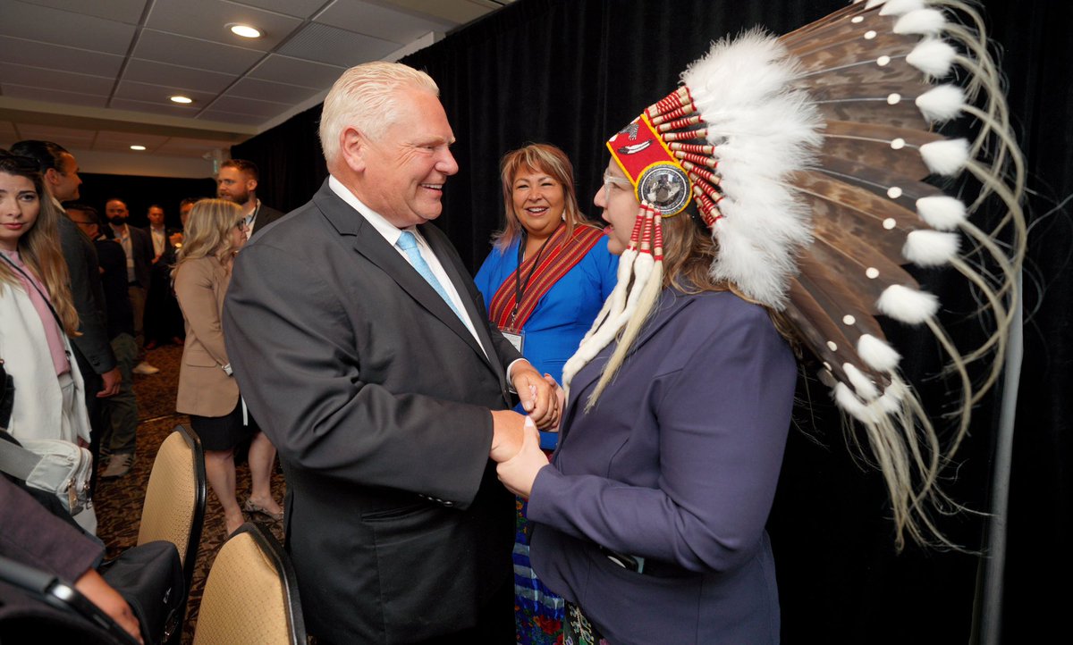 fordnation's tweet image. I was honoured to meet with national Indigenous leaders today for a positive and productive conversation about building a more resilient and self-reliant Canada together.