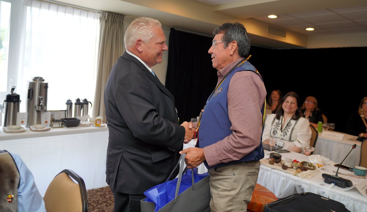 fordnation's tweet image. I was honoured to meet with national Indigenous leaders today for a positive and productive conversation about building a more resilient and self-reliant Canada together.