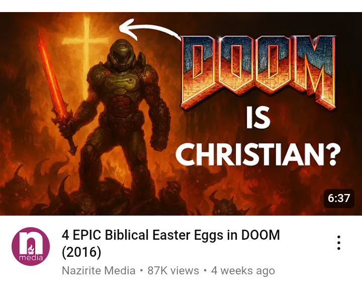jkdavis89's tweet image. -Christians say Doom is a Christian game
-Doom was made by a Mormon
-That means Mormons are Christian
-Checkmate Creedists