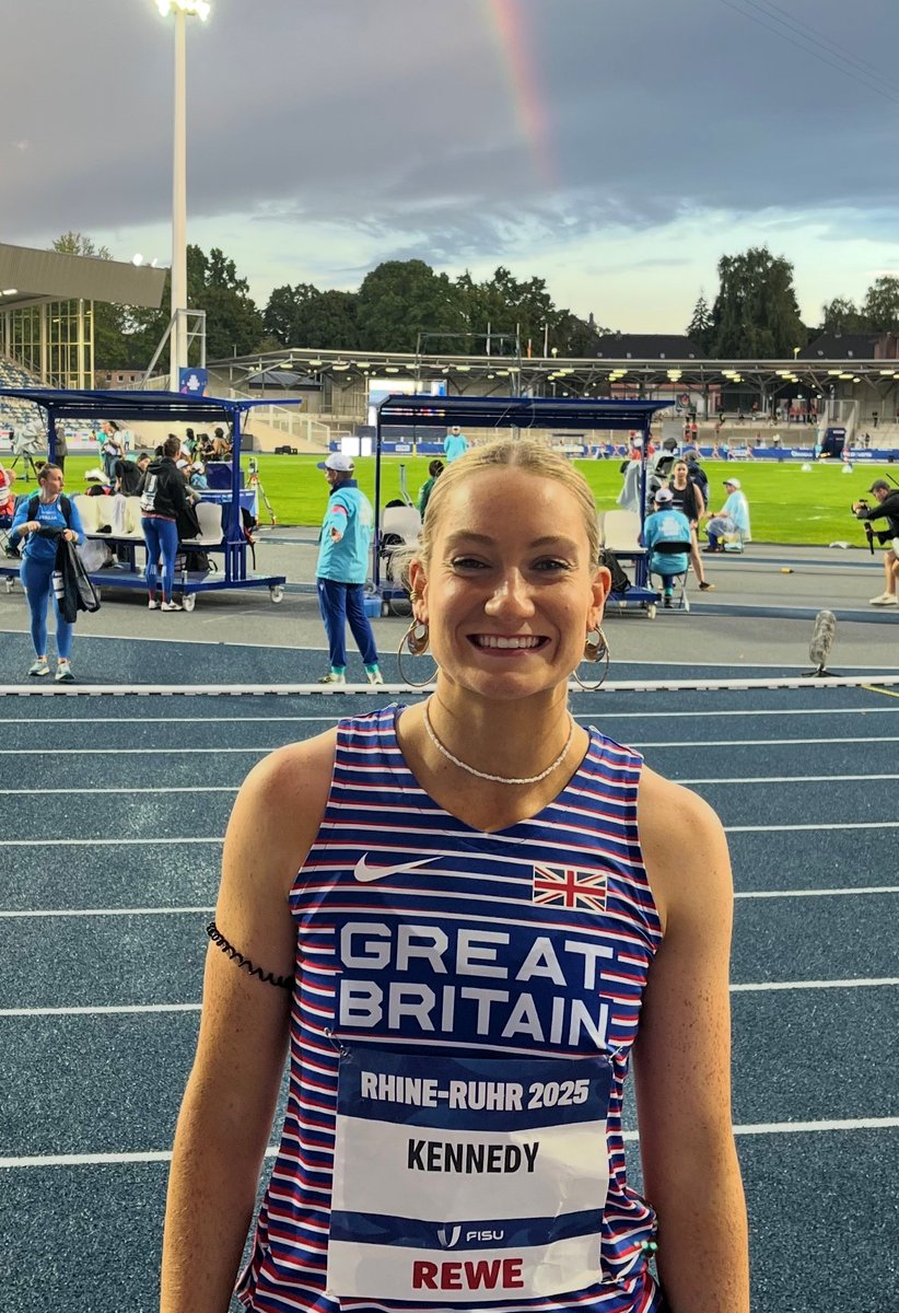 scottishathletics (@scotathletics) on Twitter photo WORLD UNIS
#SALtogether
Great to see <a href="/amykennedy42/">Amy Kennedy</a> wear <a href="/BritAthletics/">British Athletics</a> kit to represent <a href="/BUCSsport/">BUCS</a> at World Unis tonight in Germany 🇩🇪
14.46m in Shot qualification group
<a href="/CumbernauldA/">CumbernauldAAC</a> <a href="/SAL_Coaching/">scottishathletics coaching team</a> <a href="/SALChiefExec/">SALChiefExec</a> <a href="/marika_kennedy/">Marika Kennedy</a> <a href="/swallace16/">Stephen Wallace</a> <a href="/BarryConnal/">Barry Connal</a> WORLD UNIS
#SALtogether
Great to see <a href="/amykennedy42/">Amy Kennedy</a> wear <a href="/BritAthletics/">British Athletics</a> kit to represent <a href="/BUCSsport/">BUCS</a> at World Unis tonight in Germany 🇩🇪
14.46m in Shot qualification group
<a href="/CumbernauldA/">CumbernauldAAC</a> <a href="/SAL_Coaching/">scottishathletics coaching team</a> <a href="/SALChiefExec/">SALChiefExec</a> <a href="/marika_kennedy/">Marika Kennedy</a> <a href="/swallace16/">Stephen Wallace</a> <a href="/BarryConnal/">Barry Connal</a>