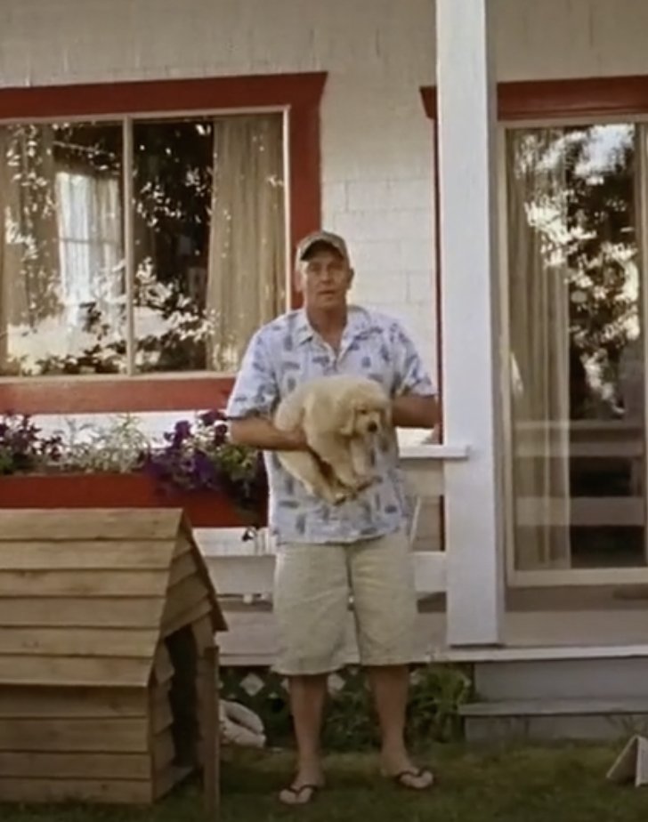 Happy National Get Out Of The Doghouse Day. 

In this episode, Shawn had to finish a dog house he started building as a child. 
Do you recognize the show?