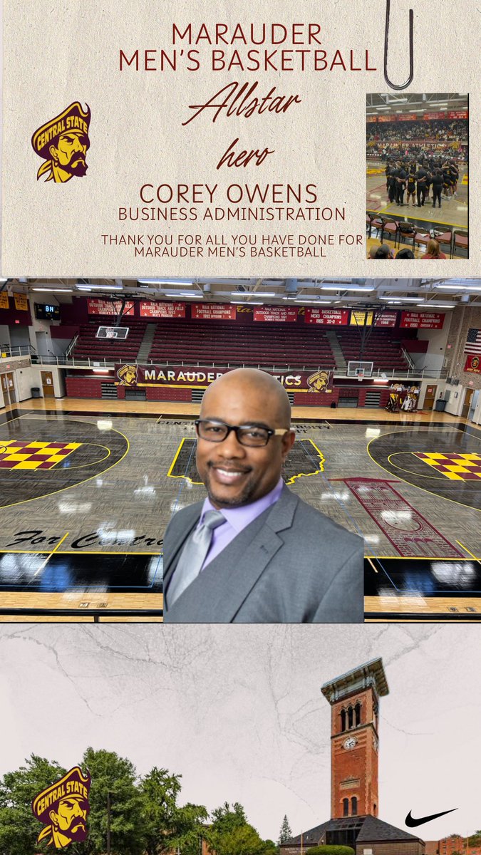 Marauders Men’s Basketball (@csu_mensbball) on Twitter photo The Marauder Men's Basketball team wants to thank Dr. Owens today for being one of this summer's All-Star Heroes for the help he has given to the program. #MarauderLand <a href="/coachlewis3234/">Travis Lewis: Central State Head 🏀 Coach</a> <a href="/CentralState87/">Central State University</a> <a href="/GoMarauders_/">Central State Marauders Athletics</a> <a href="/GO_MARAUDERS/">Central State Athletics</a> The Marauder Men's Basketball team wants to thank Dr. Owens today for being one of this summer's All-Star Heroes for the help he has given to the program. #MarauderLand <a href="/coachlewis3234/">Travis Lewis: Central State Head 🏀 Coach</a> <a href="/CentralState87/">Central State University</a> <a href="/GoMarauders_/">Central State Marauders Athletics</a> <a href="/GO_MARAUDERS/">Central State Athletics</a>