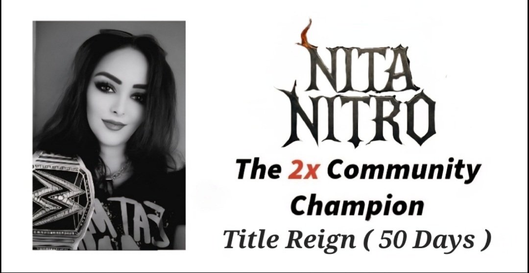 DazeOrder16175's tweet image. Lets give a massive round of aplulse for empress
@NITA_NITRO_  
First Ever Women&apos;s 2x
Longest Reigning @WrestlingDazeYT 
Community Champion
Title Reign ( 50 Days ) 🎊🎊🎊
@DazeCommunity