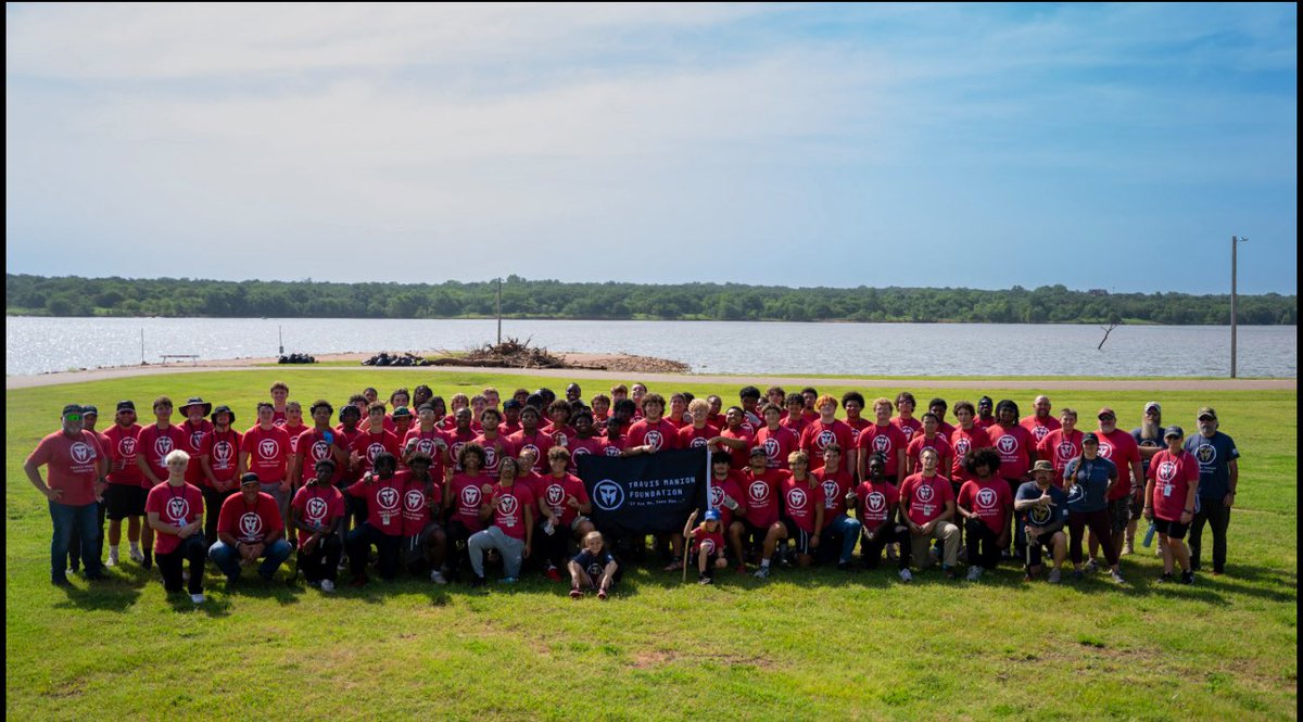 Huge thanks to the Travis Manion Foundation for allowing our boys to go out into the community and make a difference. Wolves fans your football boys went to Lake Arcadia and helped remove a total of 1,160lbs of trash from the shore line!They had a blast working together!