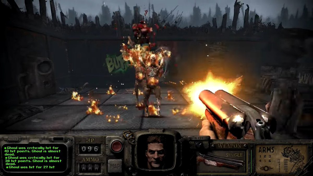 Pirat_Nation's tweet image. Unofficial remake mod for *Fallout 1*, “Fallout: Bakersfield,” announced.
A bold reimagining port transforming the genre into an FPS using the *Doom* engine.
