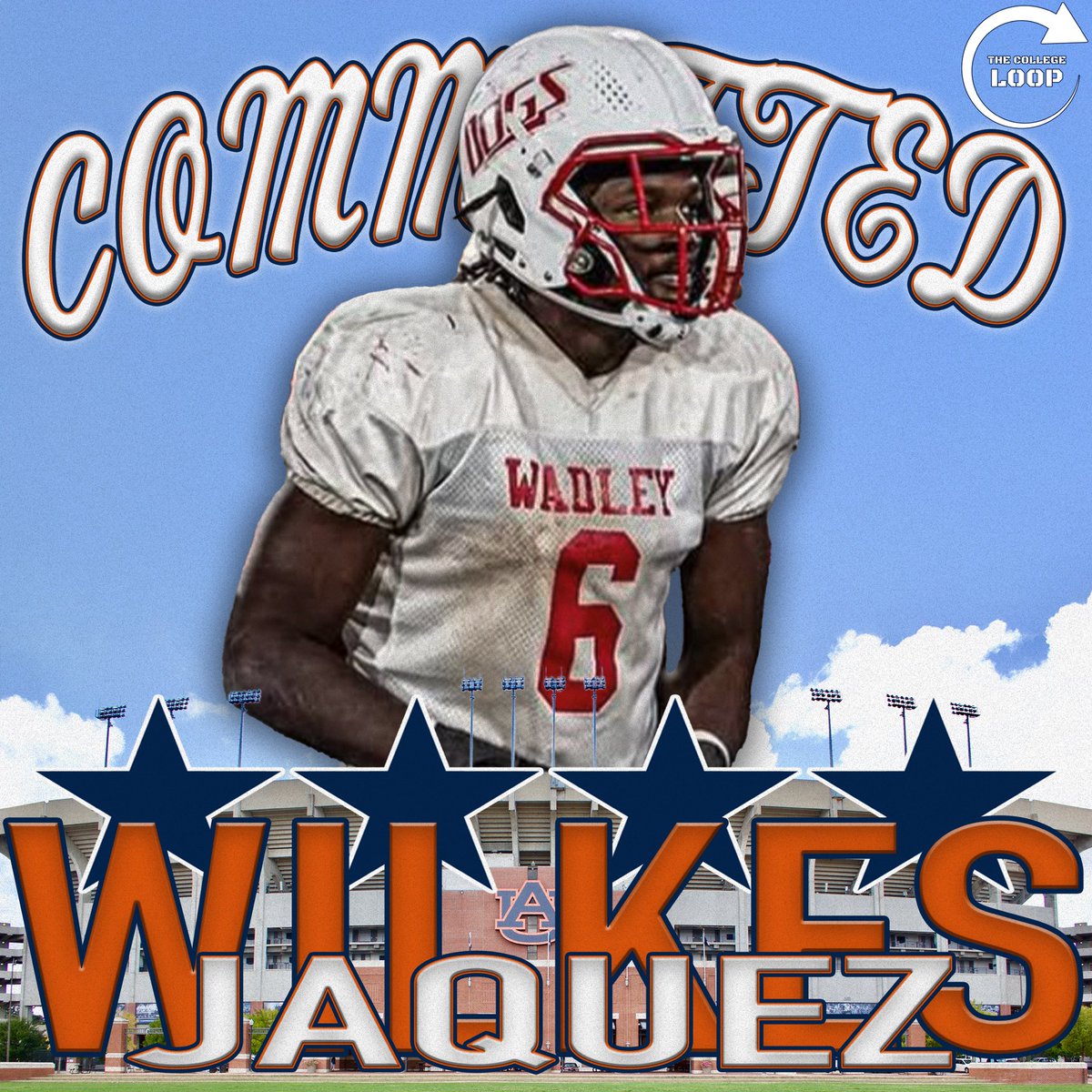 The College Loop (@thecollegeloop) on Twitter photo COMMIT: <a href="/CoachHughFreeze/">Hugh Freeze</a>, #AuburnFootball land the commitment of 4⭐️ EDGE Jaquez Wilkes!
#WarEagle #FeelinLoopy COMMIT: <a href="/CoachHughFreeze/">Hugh Freeze</a>, #AuburnFootball land the commitment of 4⭐️ EDGE Jaquez Wilkes!
#WarEagle #FeelinLoopy