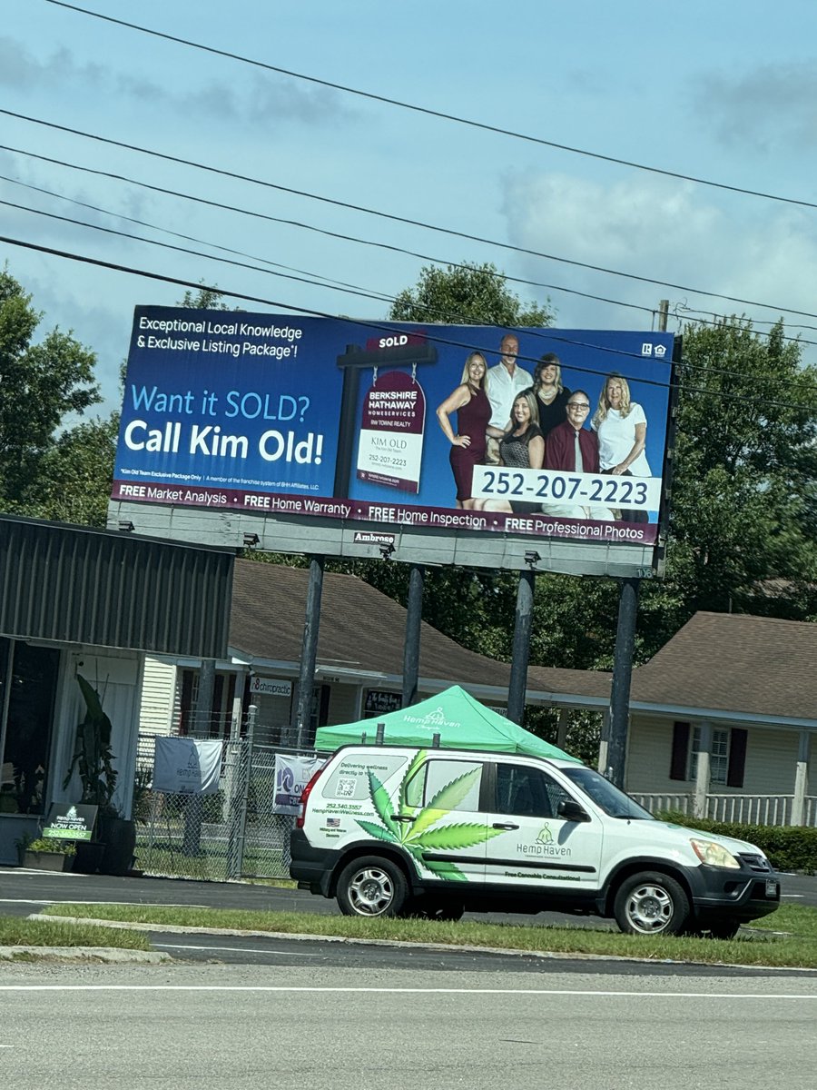 UpBeatSkeletor's tweet image. I saw this billboard yesterday in North Carolina on my way home. I wonder how many people call them and ask to speak to Kim and say “you’re old” and hang up? Definitely something teenage me would have done.