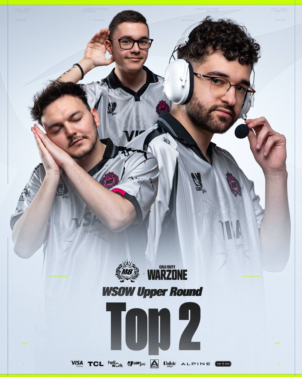 On termine cette très belle soirée sur un TOP 2 général au classement avec 122.6 points ! #M8WIN 

Cette performance nous qualifie directement au Final Qualifier qui aura lieu le 30/07