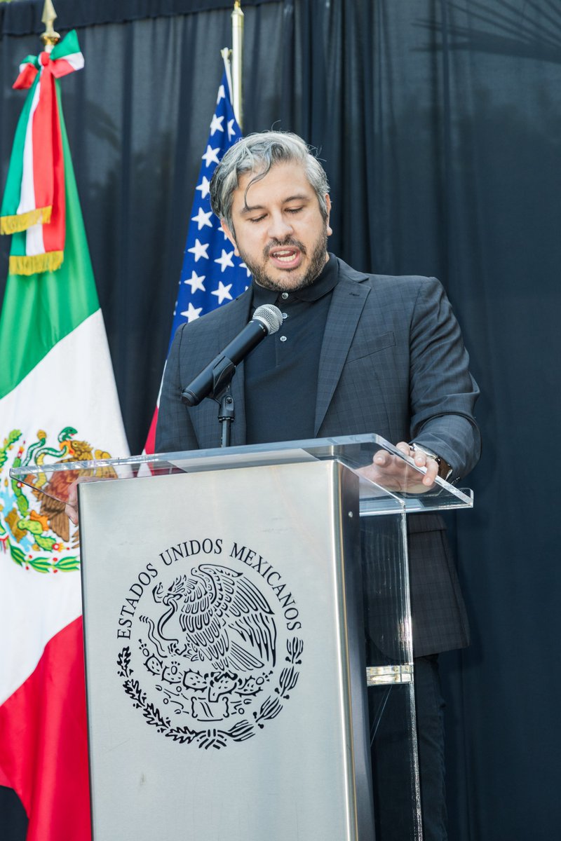latinomuseum's tweet image. After launching an initiative in partnership with the Consulate of Mexico in Los Angeles a little over a year ago focused on the shared history and future of Hollywood and Mexico’s film industry, the Friends organization was honored to be invited to co-host a reception with…