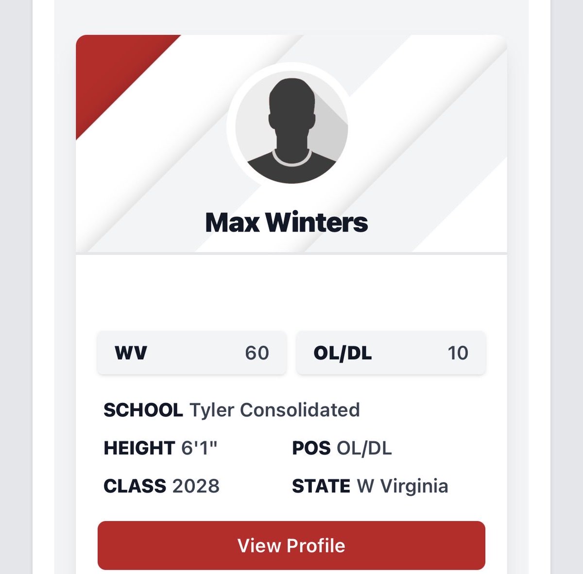 Maxwell Winters (@max72_2028) on Twitter photo thank you so much <a href="/PrepRedzoneWV/">Prep Redzone West Virginia</a> for ranking me in the top 100 and top 10 at my position!!! thank you so much <a href="/PrepRedzoneWV/">Prep Redzone West Virginia</a> for ranking me in the top 100 and top 10 at my position!!!