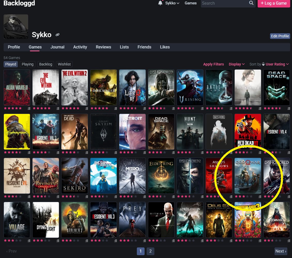 Sykko_xo's tweet image. Just finished God of War 2018, what do I play next?
Considering:
Ghost of Tsushima
Shadow of Mordor
Witcher 3
Starfield
Atomic Heart
Avowed
Stellar Blade
Horizon Zero Dawn
Atomfall
Deathloop