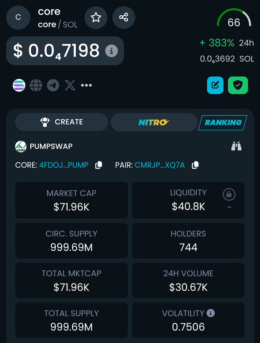 1000000billion's tweet image. Will $CORE become the second $AURA? +380%😱

#Manifest #omni