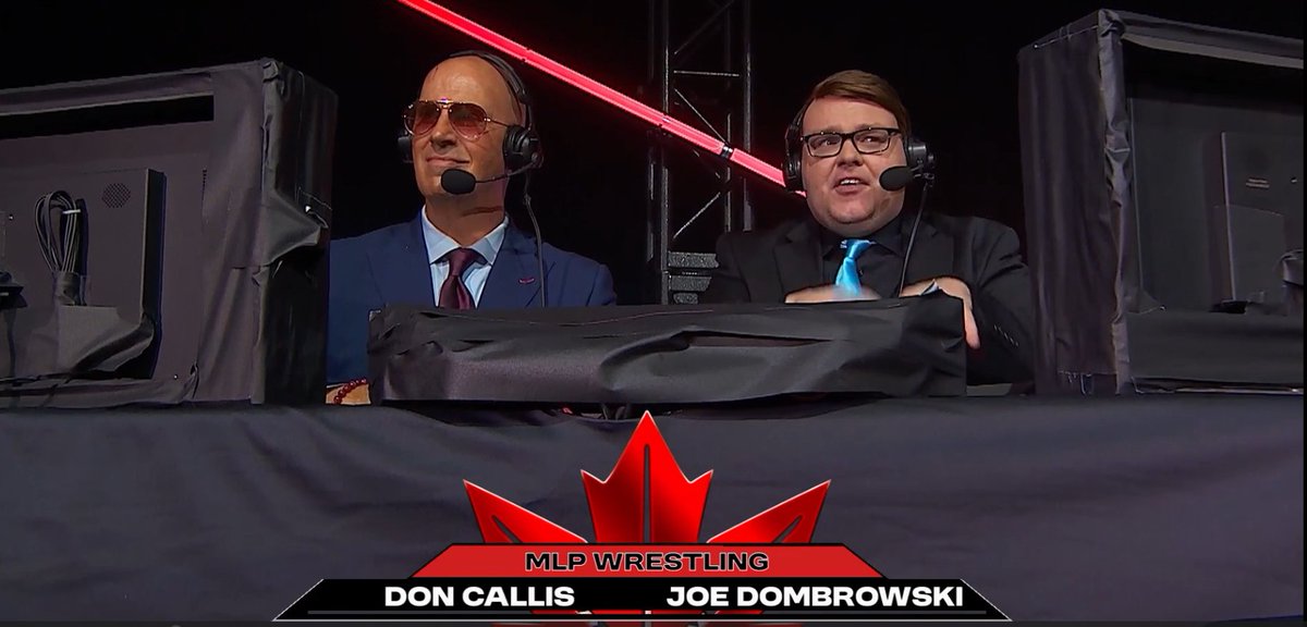 joe_dombrowski's tweet image. First time behind the announce desk with "The Invisible Hand" @TheDonCallis earlier this month at @MapleLeafPW "Resurrection"!
Check out the replay anytime on @Triller_TV!