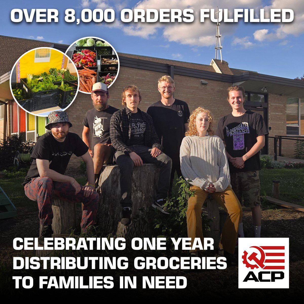 ACP_Minnesota's tweet image. Since the reconstitution of the American Communist Party one year ago, the Minnesota chapter has been on the ground doing weekly work with organizations in Minneapolis to support the needs of locals.
We showed up, rain or shine, and those small efforts have procured well over…