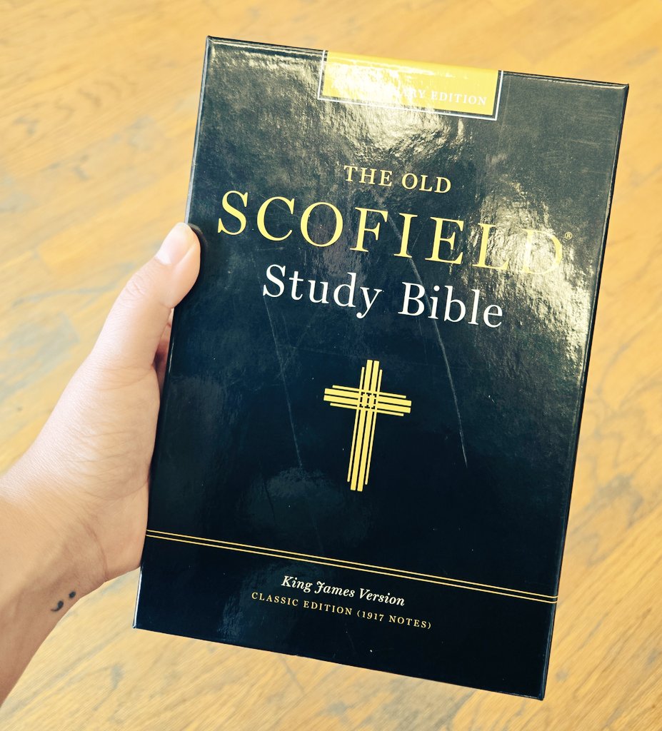 abbythelibb_'s tweet image. Heard an awful lot of weeping and gnashing of teeth over this Bible lately, so I decided to get one and see what's up. I memorized lots of verses in the KJV as a kid, but I've never read it cover to cover like I have other translations, so here goes!