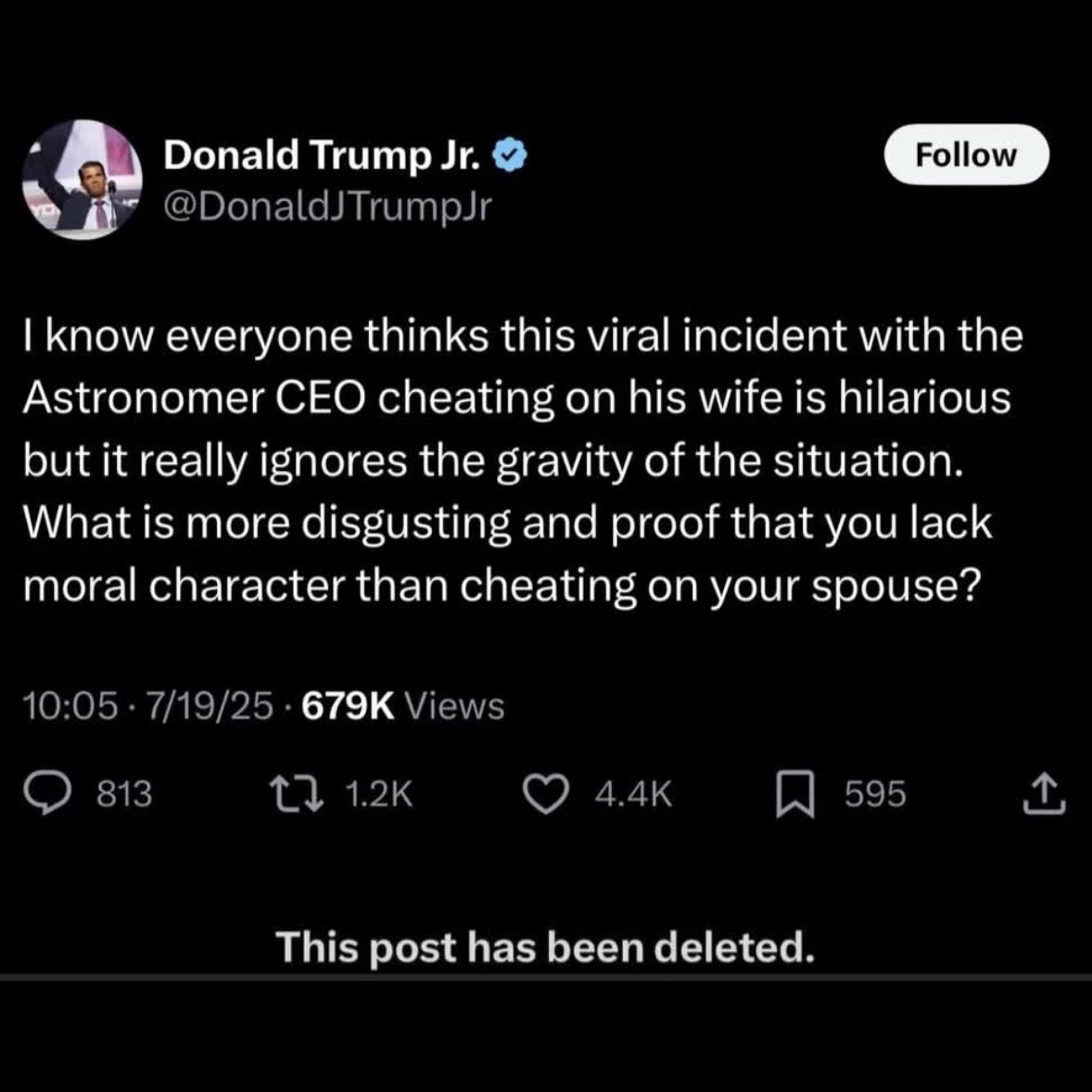 DougWahl1's tweet image. The award for dumbest tweet of the week has to go to Junior.
Your thoughts?