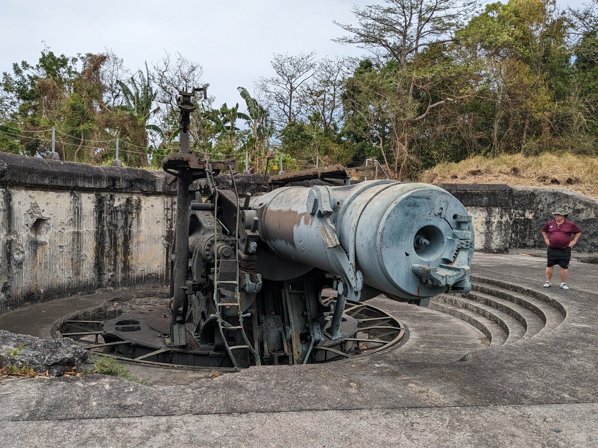 MartinKoenigsb2's tweet photo. March '24 - #MarTMar2Luzon24 More Corregidor!! Battery Crockett - disappearing guns... @wwiimuseum Tour #Corregidor #ManilaBay #PhilippinesHistory @jamesmscott3 @USAS_WW1 @ErnestMalley https://t.co/I85YOOqkuh