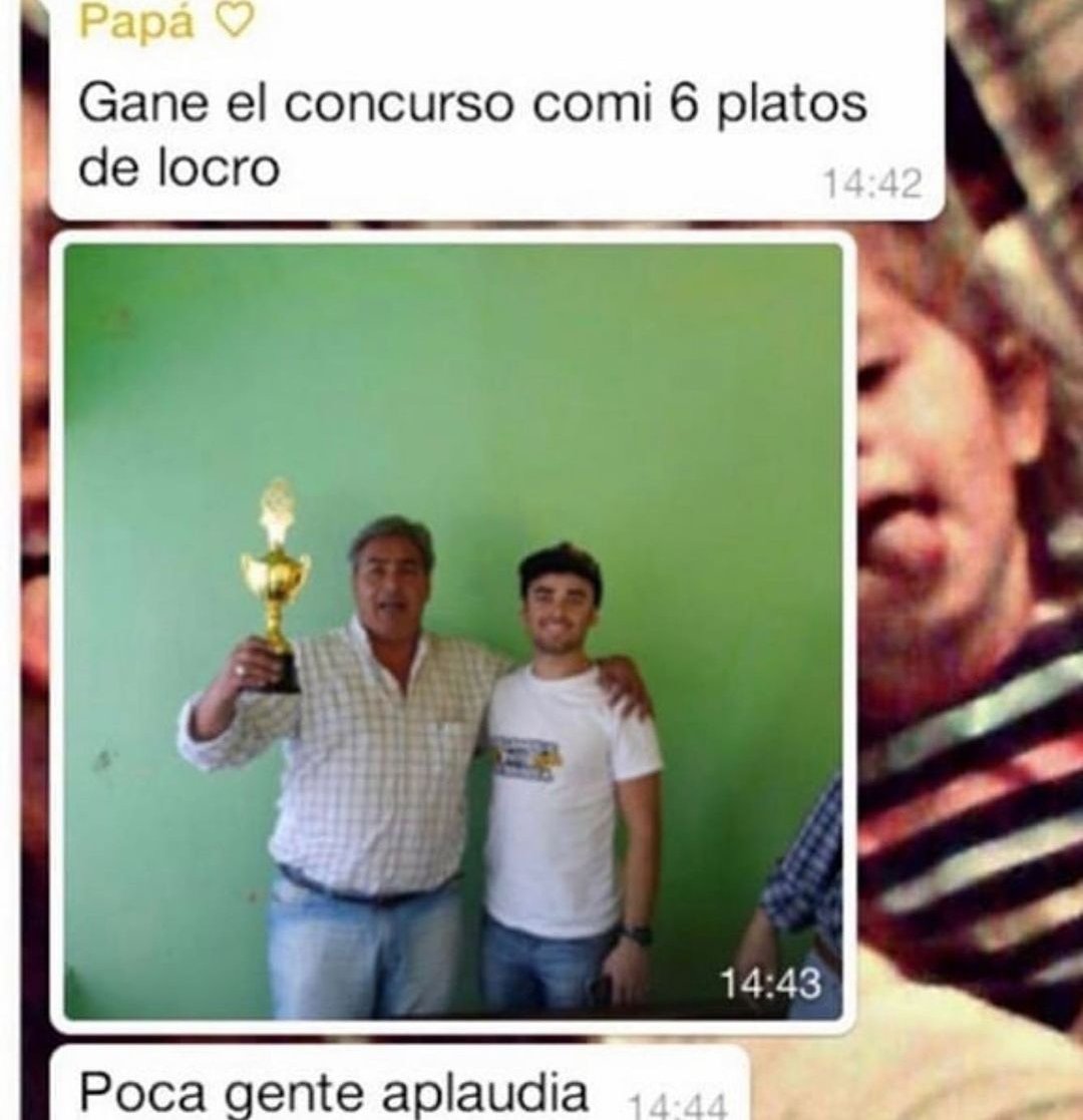 poca gente aplaudia