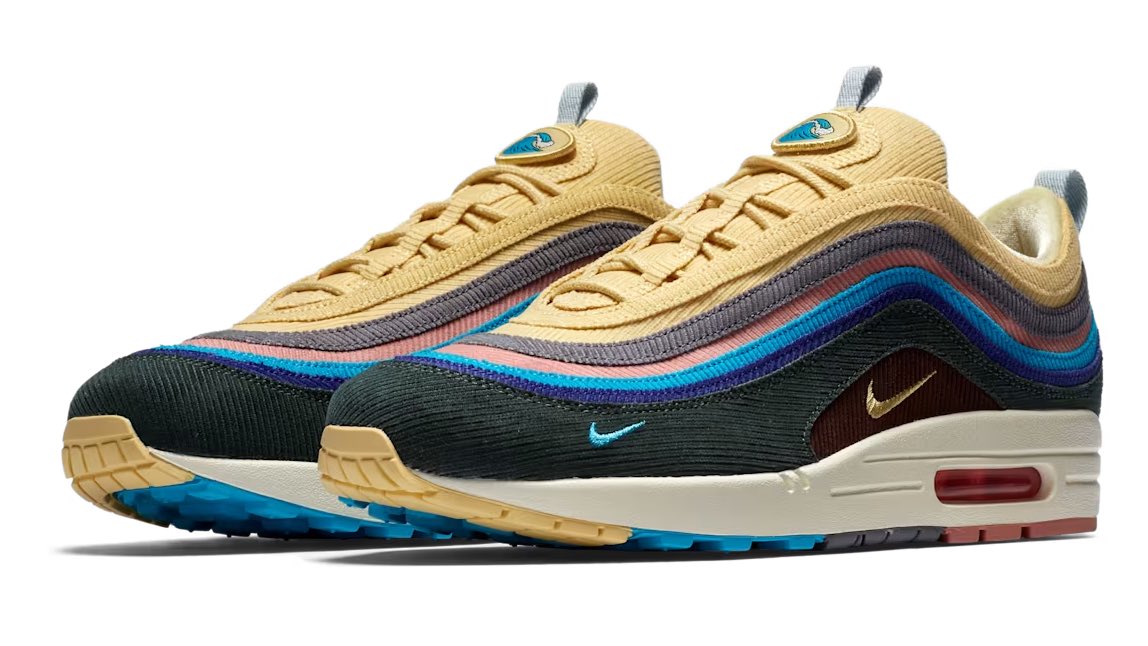 SoleRetriever's tweet image. A’ja Wilson shares custom Nike A’Ones inspired by the Sean Wotherspoon x Air Max 1/97 🎨 @_ajawilson22