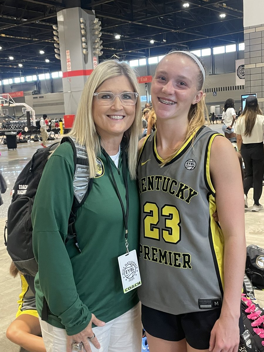 Ella Buckman (@ellabuckman2028) on Twitter photo This weekend at Nike Nationals we finished 4-2 and won the gold 15u eybl bracket! So blessed to be apart of such an amazing program with the best coaches, teammates, and directors!! <a href="/KentuckyPremier/">Kentucky Premier EYBL</a> <a href="/KYP15ueybl/">Kentucky Premier 15u EYBL</a> <a href="/NikeGirlsEYBL/">Nike Girls EYBL</a> <a href="/Btownladytigers/">BardstownLadyTigersBasketball</a> This weekend at Nike Nationals we finished 4-2 and won the gold 15u eybl bracket! So blessed to be apart of such an amazing program with the best coaches, teammates, and directors!! <a href="/KentuckyPremier/">Kentucky Premier EYBL</a> <a href="/KYP15ueybl/">Kentucky Premier 15u EYBL</a> <a href="/NikeGirlsEYBL/">Nike Girls EYBL</a> <a href="/Btownladytigers/">BardstownLadyTigersBasketball</a>