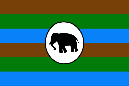 wylfcen's tweet image. >Talking to a woman from Uganda
>She says she’s from the Acholi people, which she complains has no unique culture left
>I go “Oh yeah, your flag has a little elephant on it!”
>She says “Elephants are our totem”
