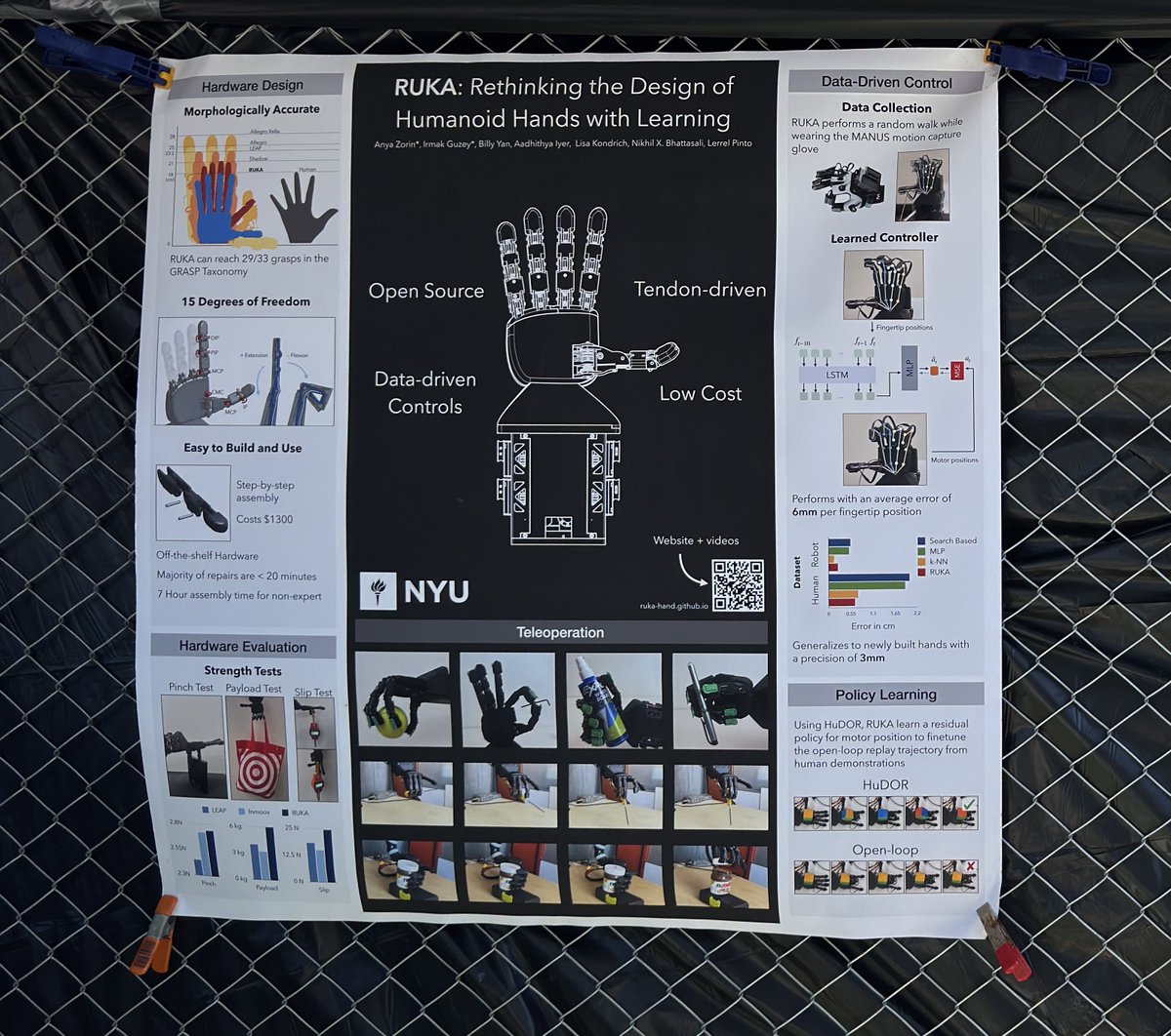 i got to play with the e-flesh and robotic hand at Open Sauce! these low cost open source designs made me so excited for all the new humanoid research and hobbyist projects they can be used in!!