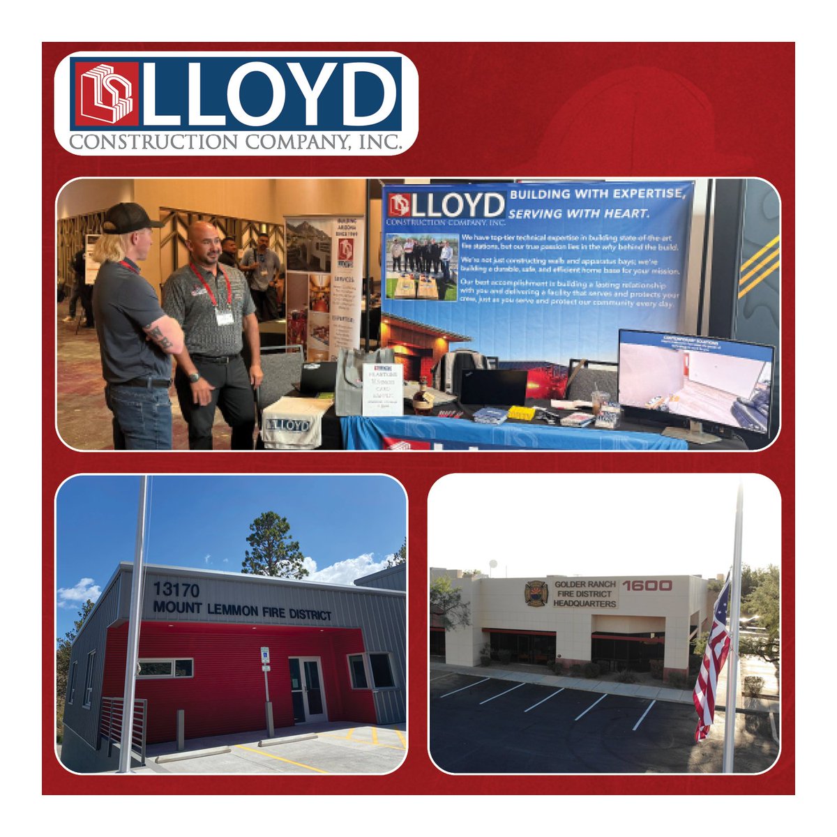 We’ve been wrapping up fire stations and catching up with public safety leaders at the 2025 Arizona Fire Chiefs Conference.
Watch this space for project highlights!
#thelloydway #CommunityFirst #arizonaconstruction