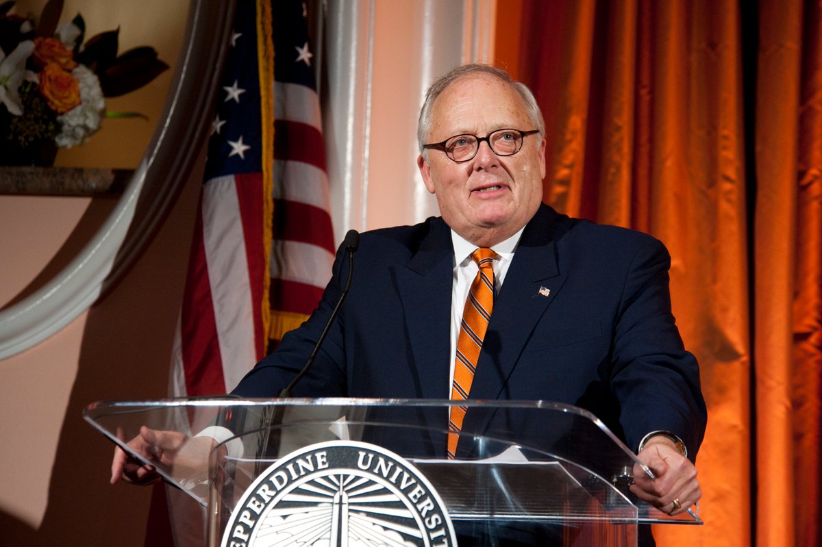 PepperdineSPP's tweet image. The School of Public Policy mourns the loss of Ed Feulner, a monumental figure in the conservative movement and a dear friend to @pepperdine.
We thank you for your leadership and enduring impact!
bit.ly/4nYdQC3