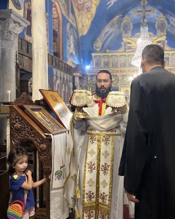 chunguskitten's tweet image. Divine Liturgy in Gaza
St. Porphyrios Church
Sunday, July 20, 2025