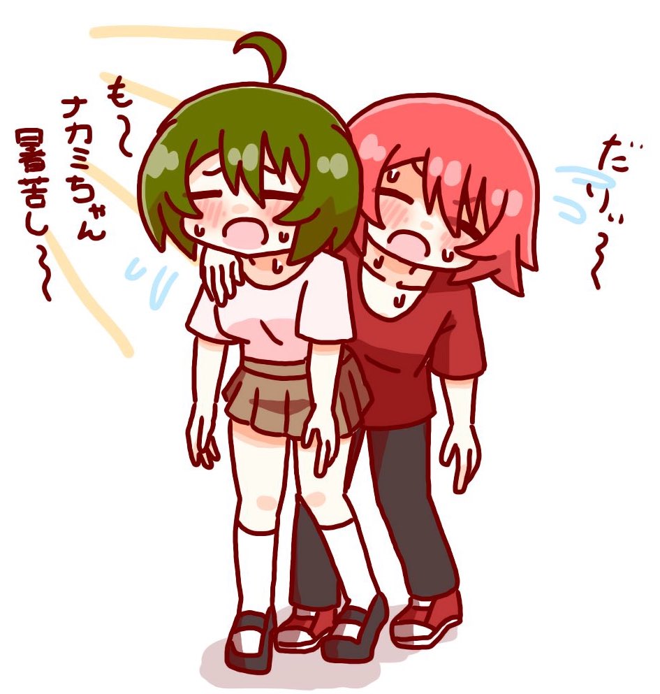 TORYNAKAMINE's tweet image. #オリキャラ
最近暑いね〜🥵