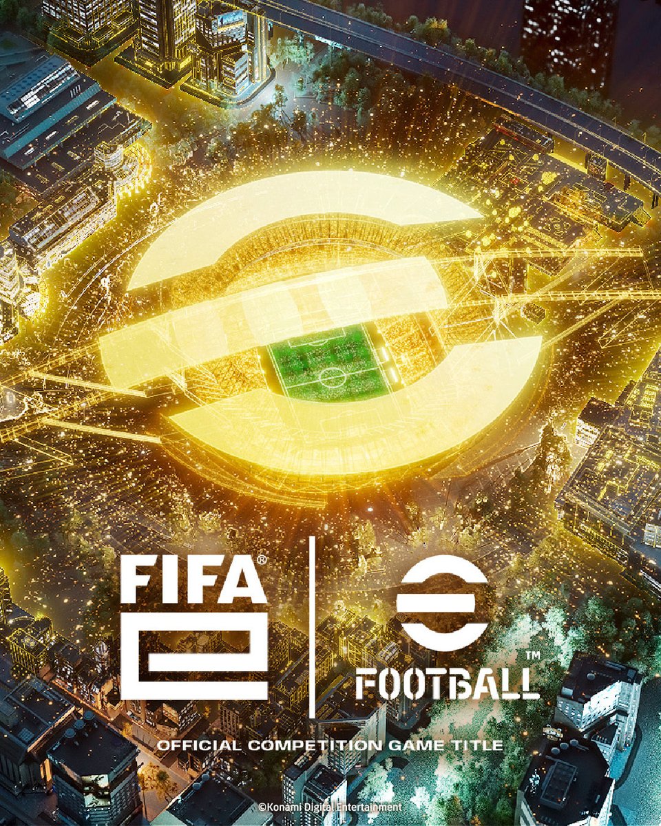 Konami's tweet image. Challenge the World—
The ultimate esports tournament representing national pride, the FIFAe World Cup 2025™, is officially set to begin!
🎮📱 In-game qualifiers kick off on 31st July.
Sharpen your skills, craft your strategy, and aim to become the FIFAe Champion!