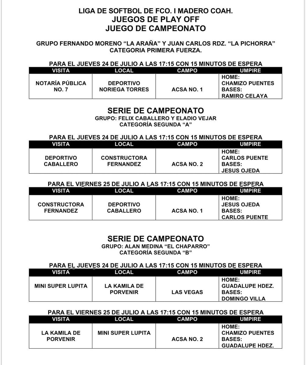 Vámonos al disfrutar el Sóftbol 🥎